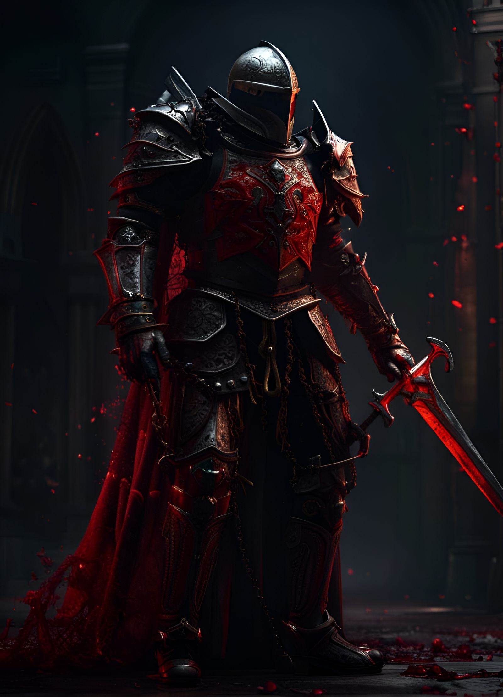 gothic knight - AI Generated Artwork - NightCafe Creator