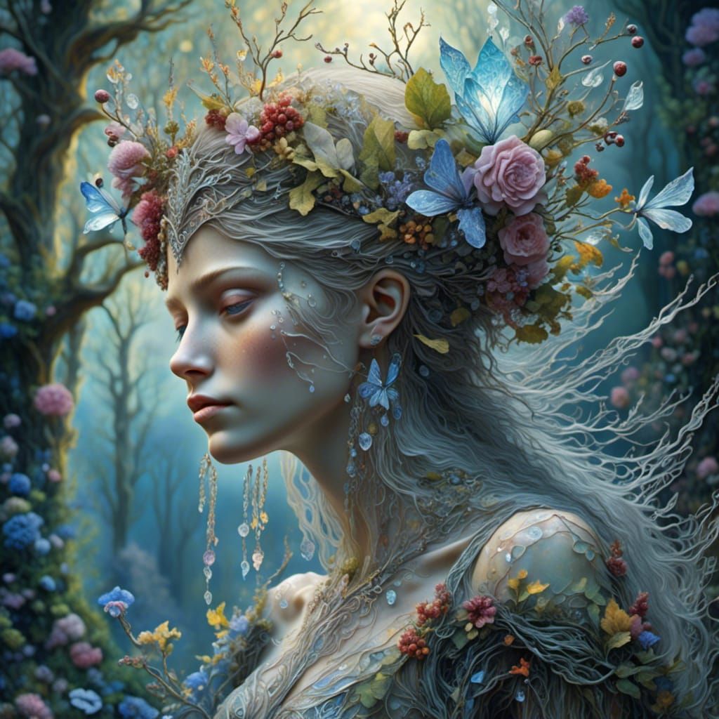 Fairy Forest Dryad - AI Generated Artwork - NightCafe Creator