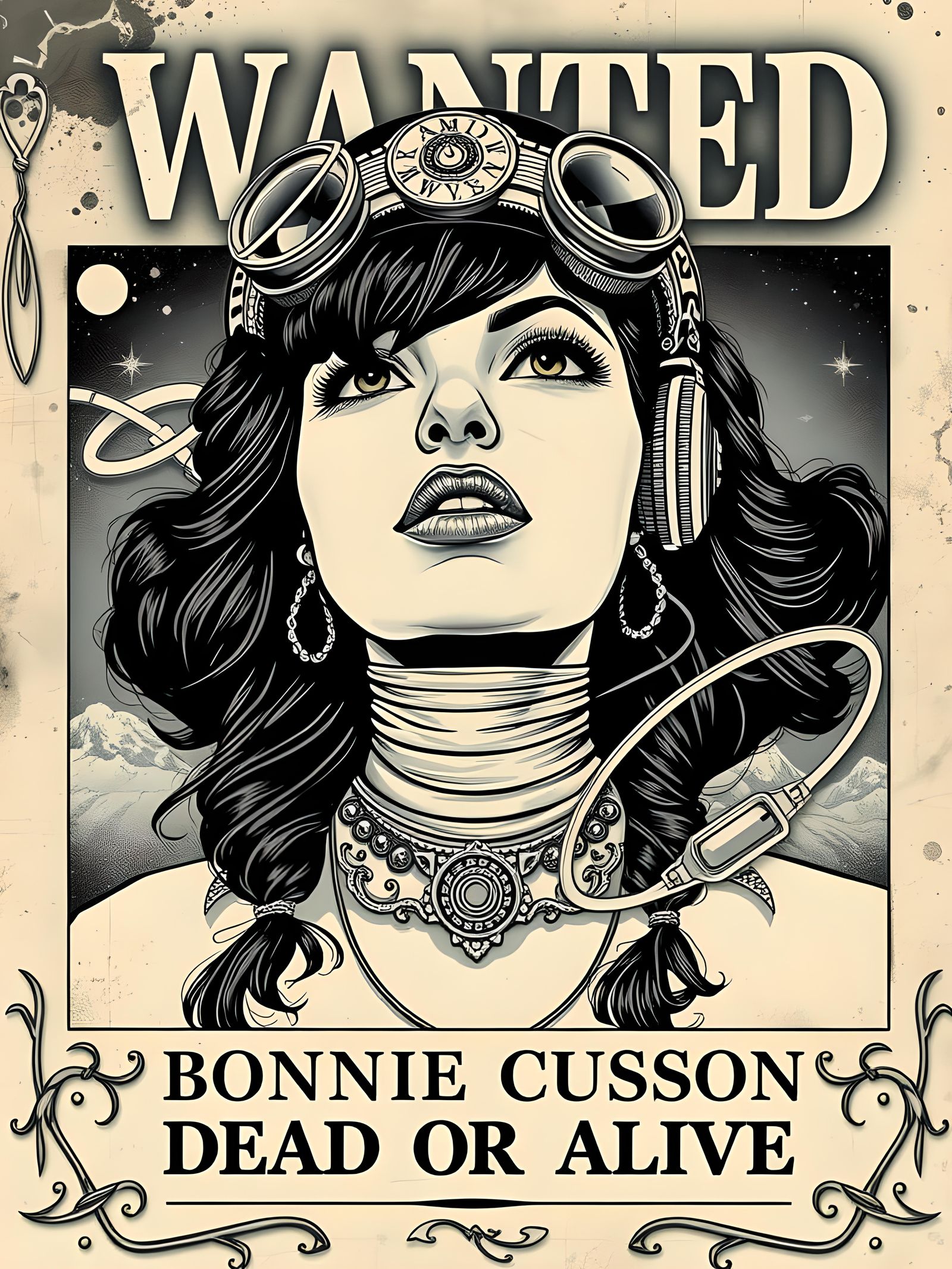 Bonnie, wanted dead or alive  by @Josh