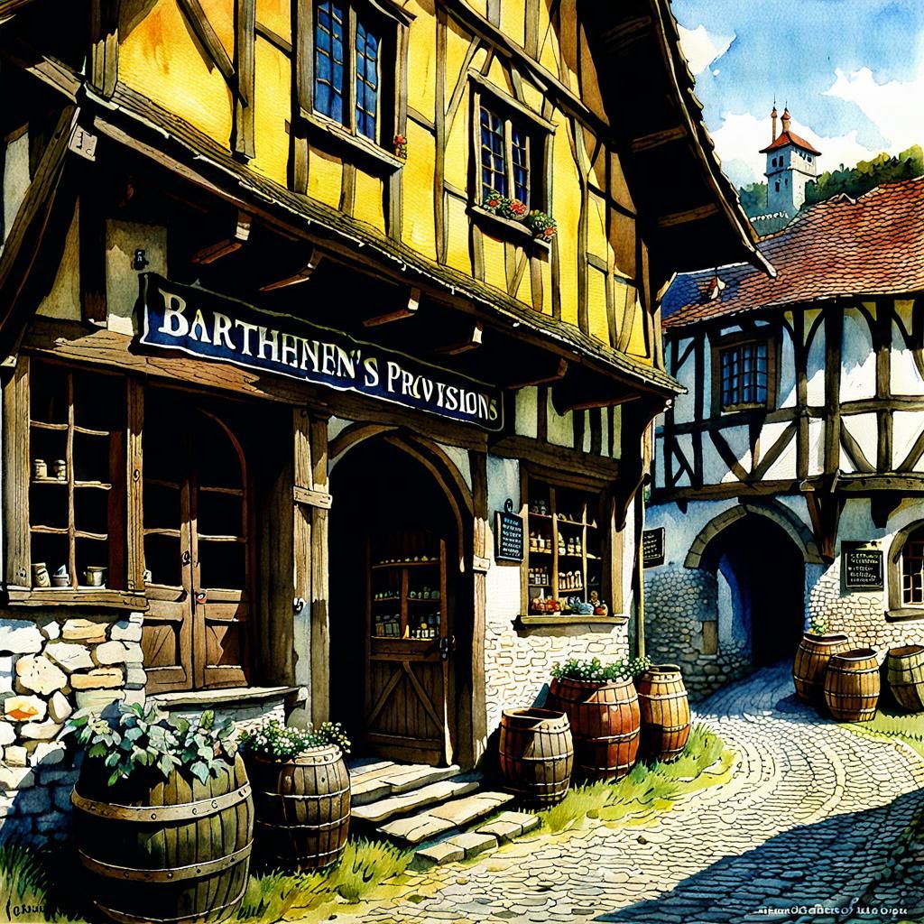 Barthen’s Provisions - AI Generated Artwork - NightCafe Creator