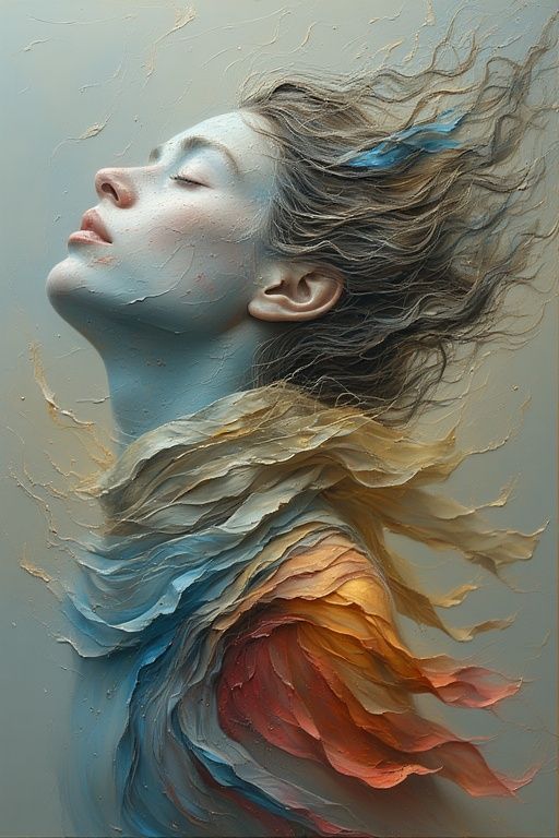 Portrait in the wind