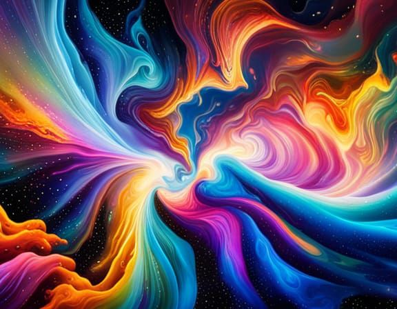 psychedelic galaxy - AI Generated Artwork - NightCafe Creator