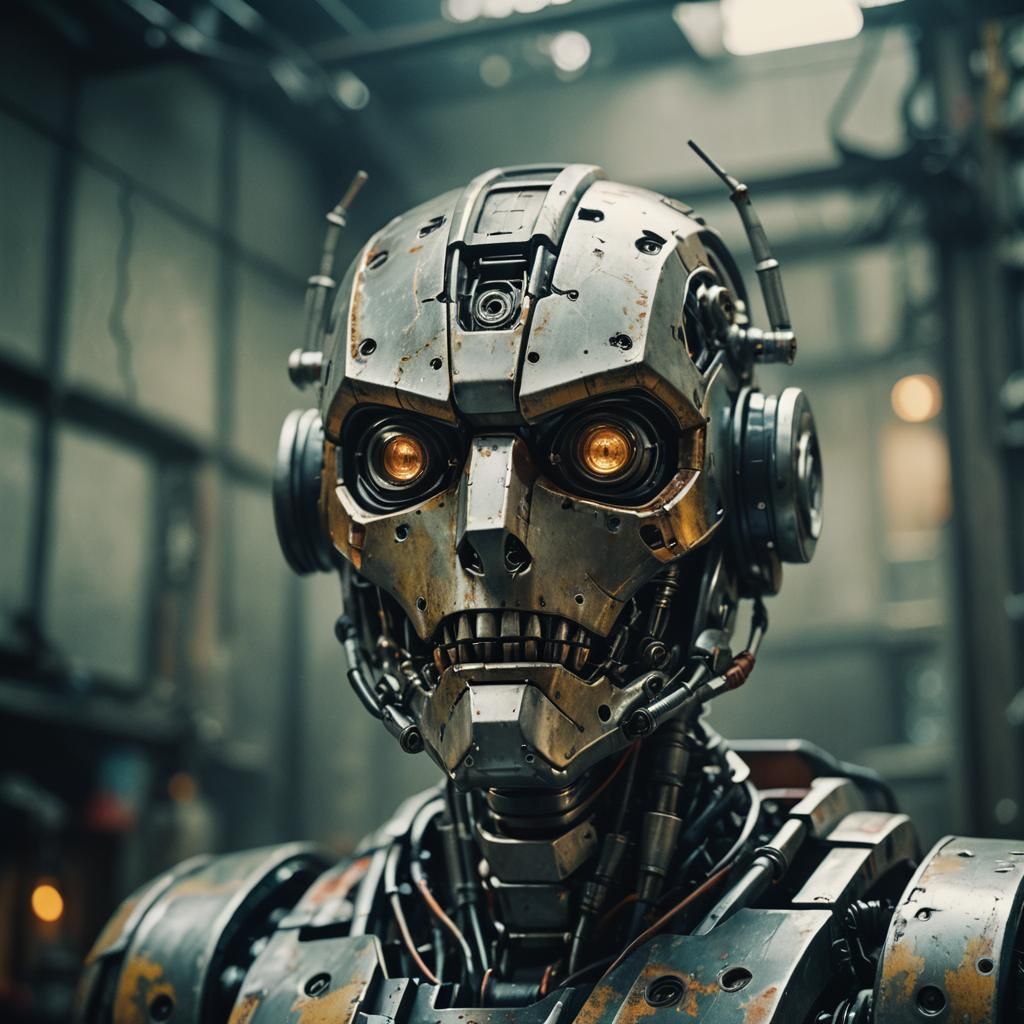 robot head