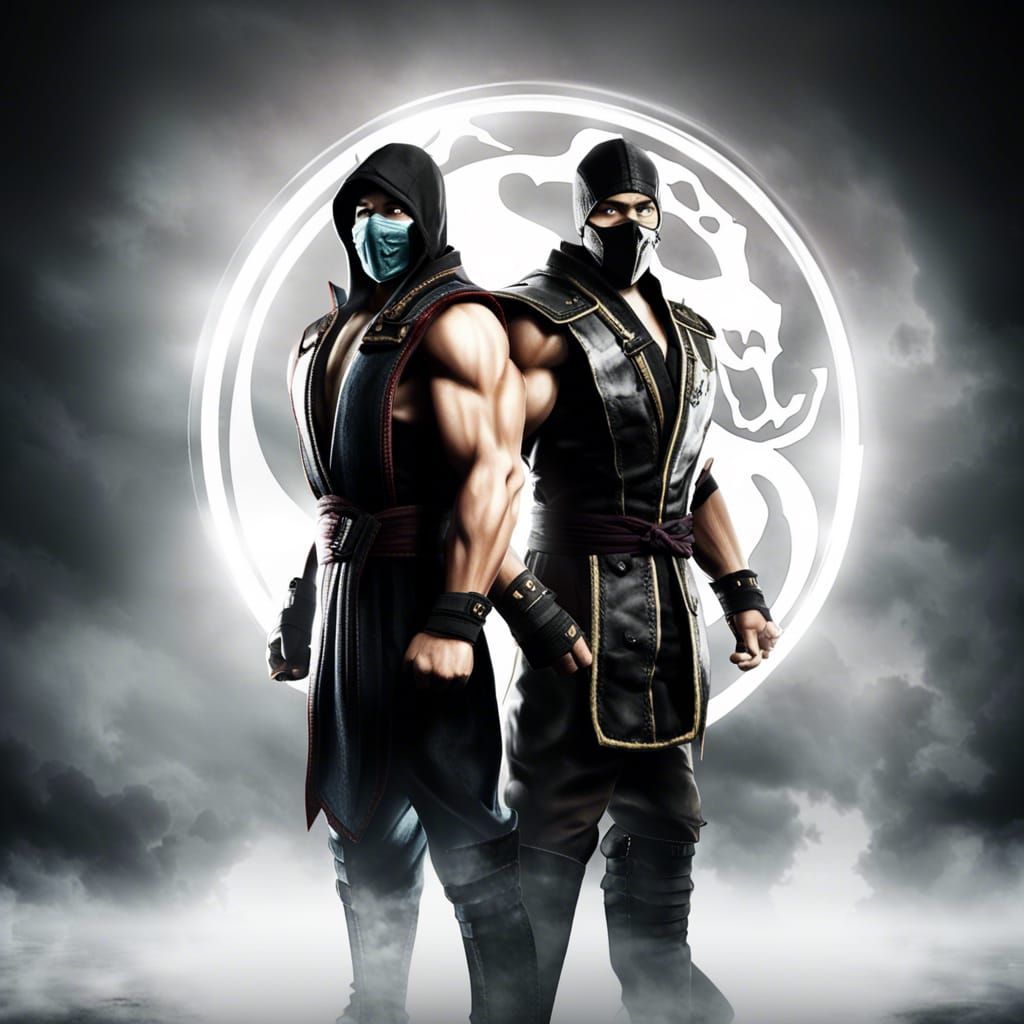 mortal-kombat, friendship - AI Generated Artwork - NightCafe Creator