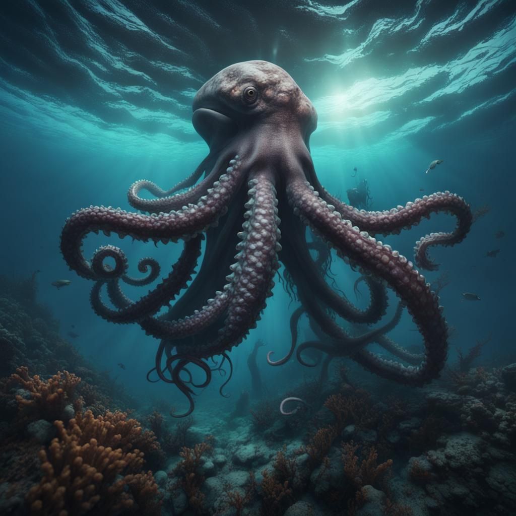 Kraken - AI Generated Artwork - NightCafe Creator