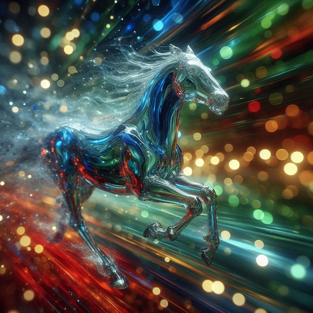 Glass-horse