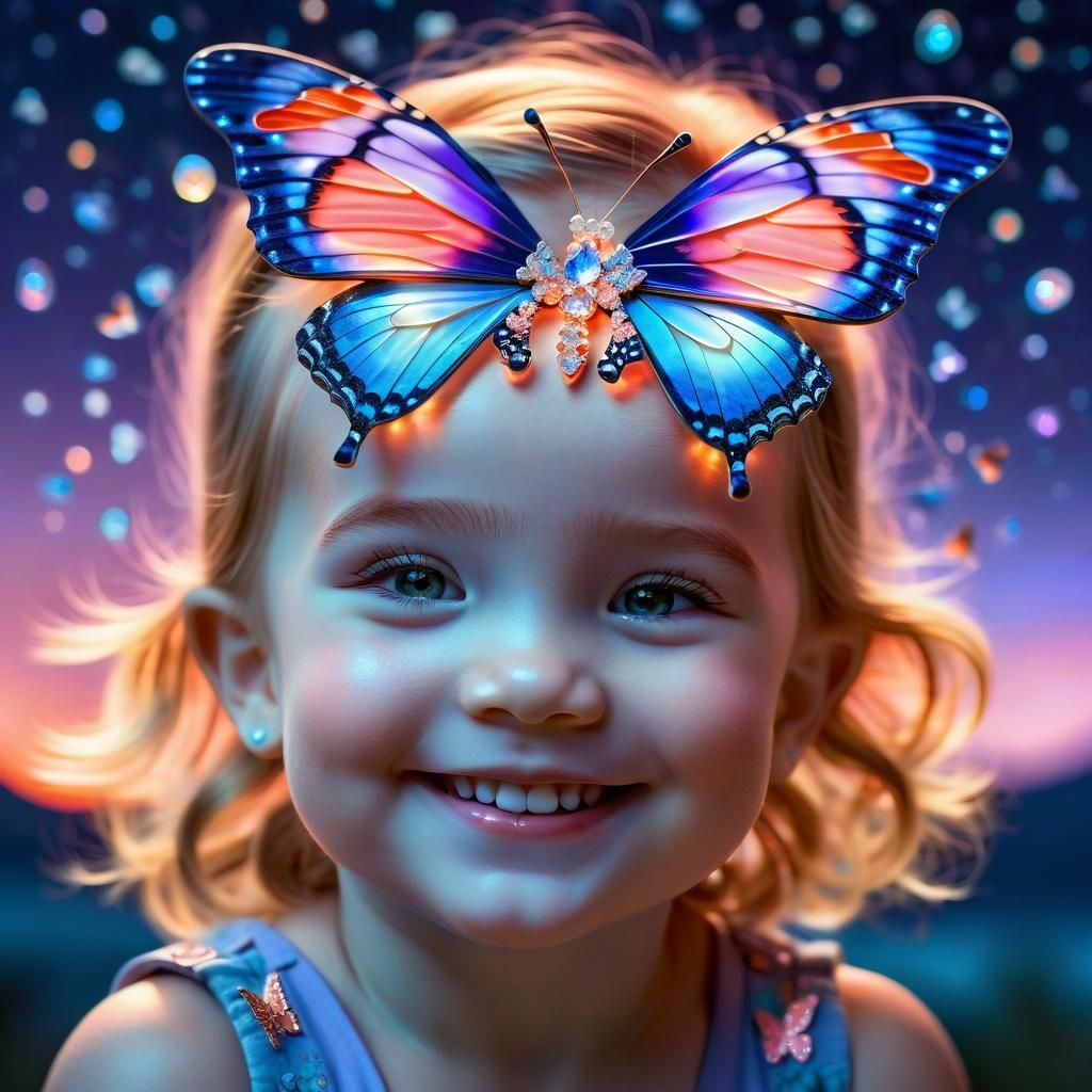 Butterfly head
