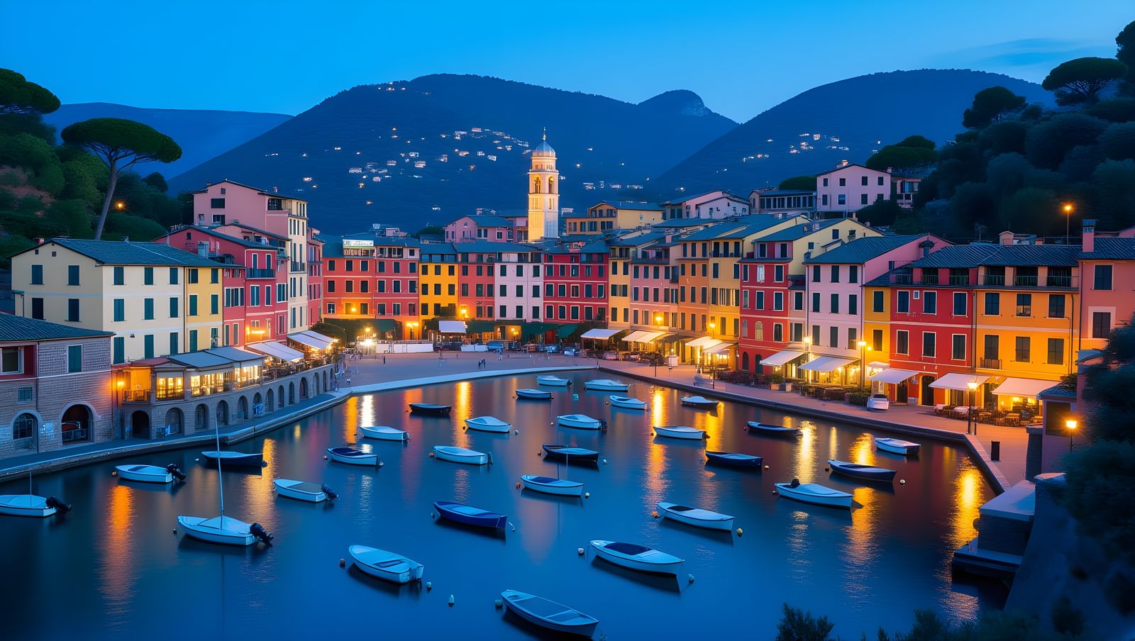 Postcard of Picturesque Portofino, Italy  by @Gary Murakami