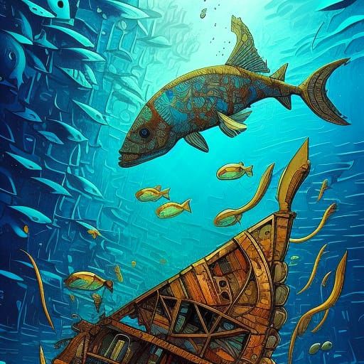 Ancient shipwreck