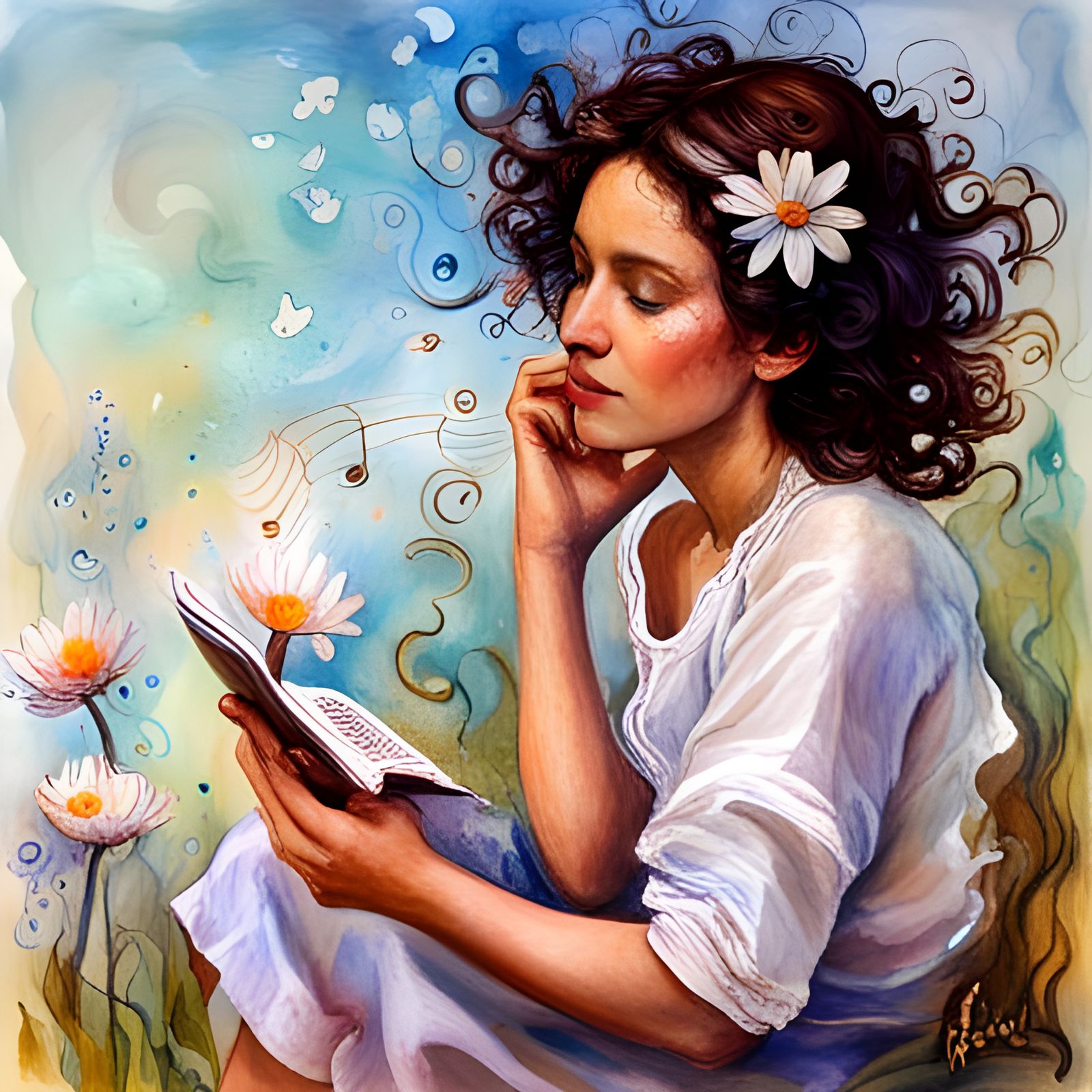 📖📚 Reading  📚📖  by @Scandinavian goddess