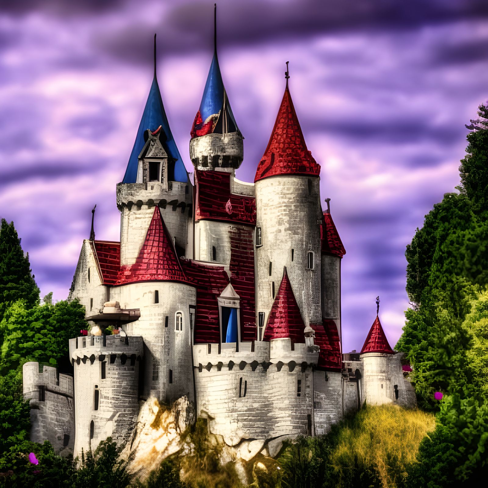 Tooth fairy castle , detailed created with Nikon D7100 and 105 mm lens ...