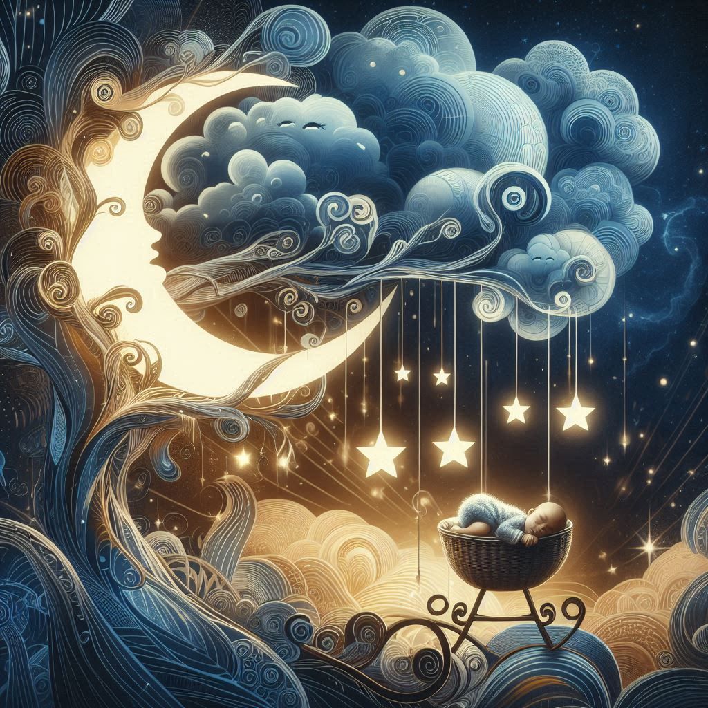 Rock a bye baby on the tree top, When the wind blows the cra...