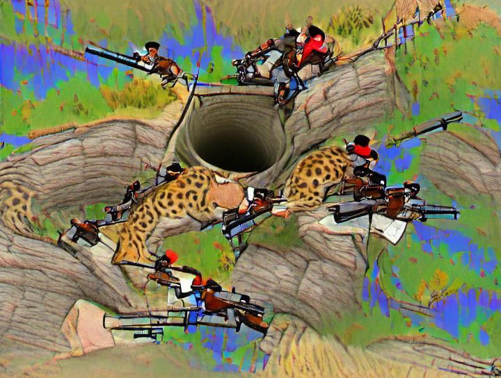 like shooting leopards in a barrel