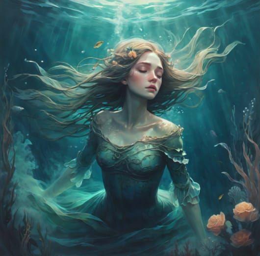 🎻🥀Ophelia Underwater  🎻🥀