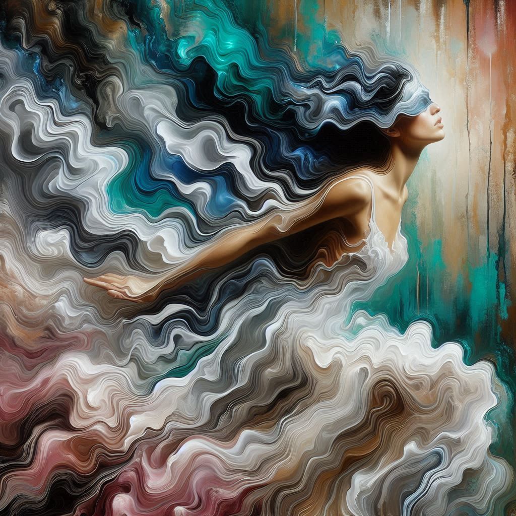 Woman dancing with the life  12