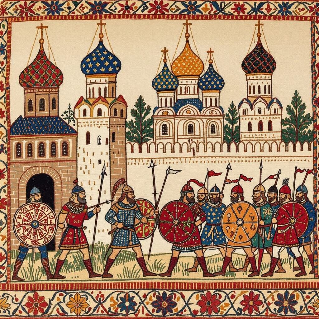 Make the warriors walk forward and wave their swords and axes