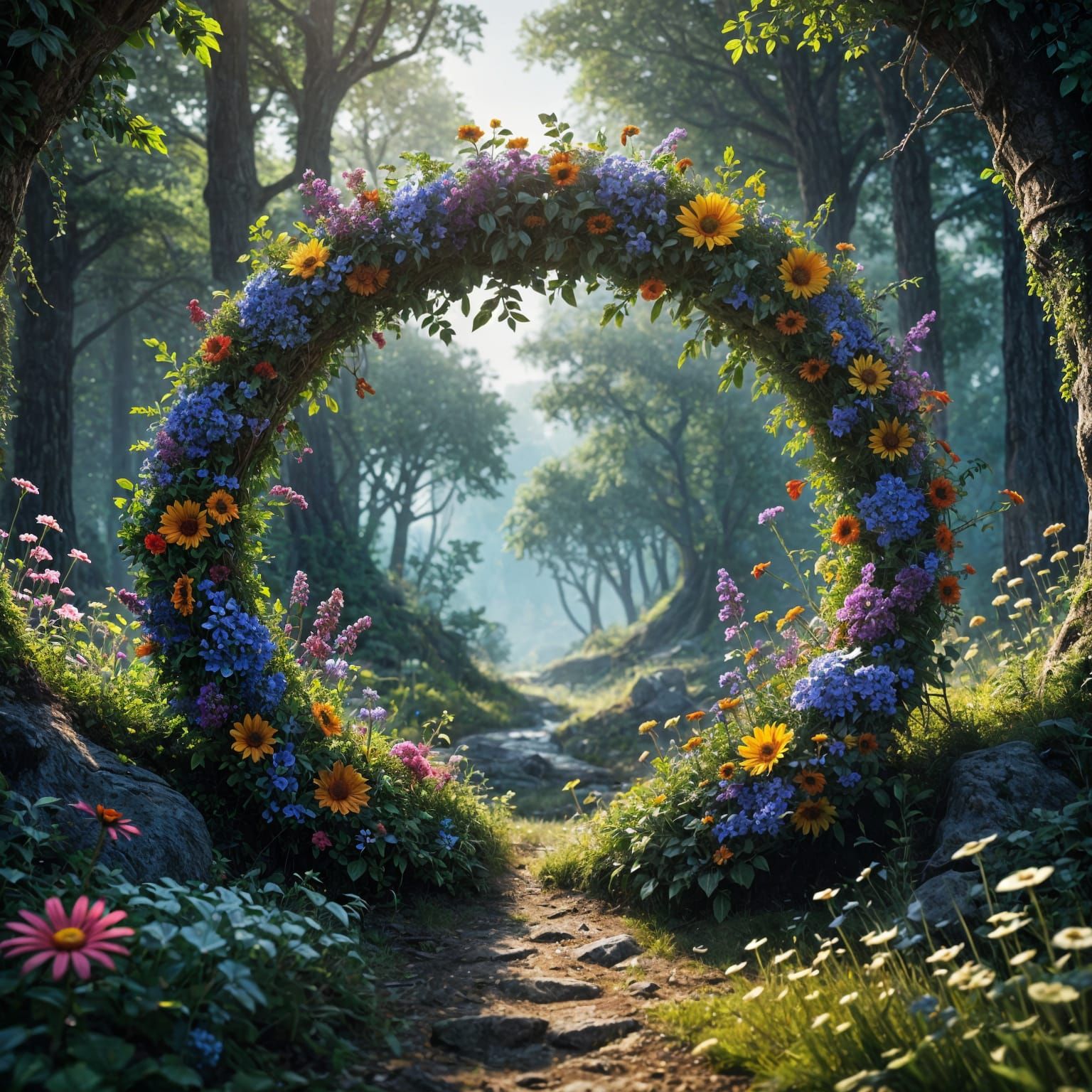 Portal wreath  by @Caroline