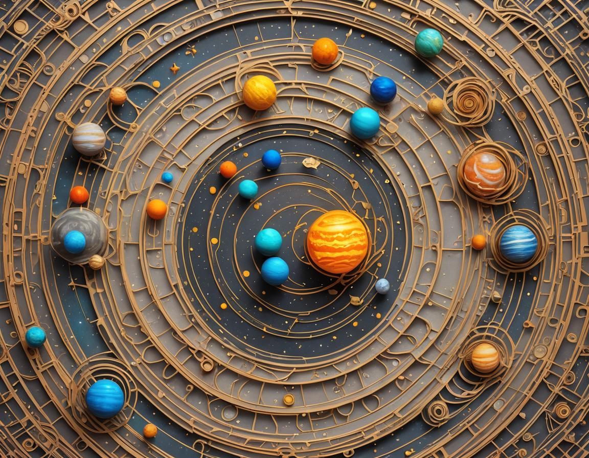 a kirigami solar system