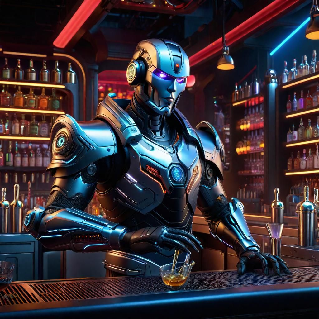 Cyborg N1, serving up future vibes  by @Pez