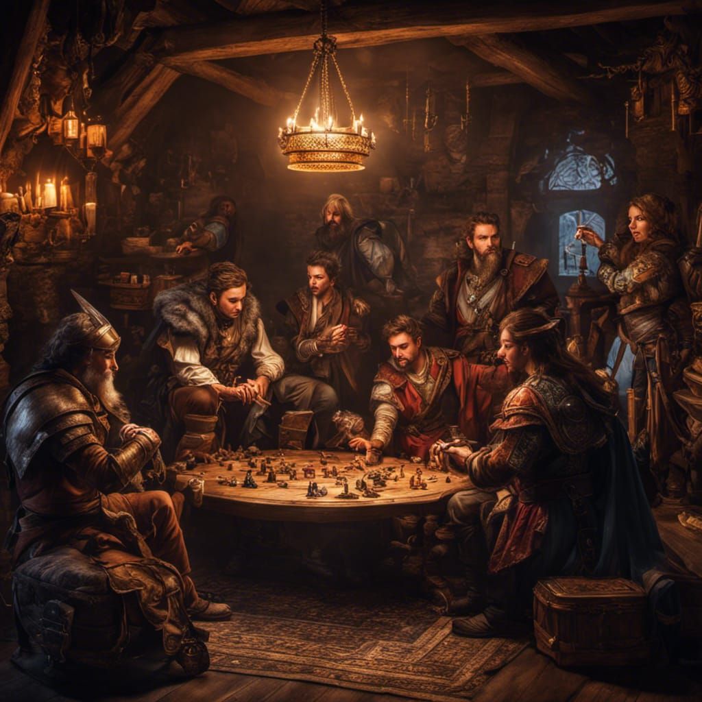 D&D at a lodge