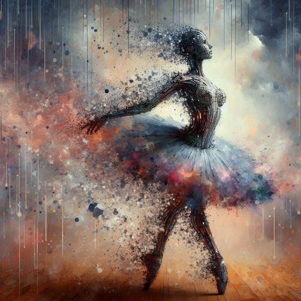 double exposure beautiful fantasy DALL-E 3 portrait landscap...