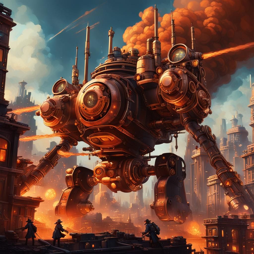 Steampunk titan  by @That Guys ZB