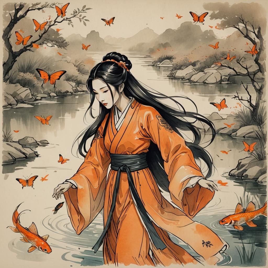 Orange princess   by @Eowyn