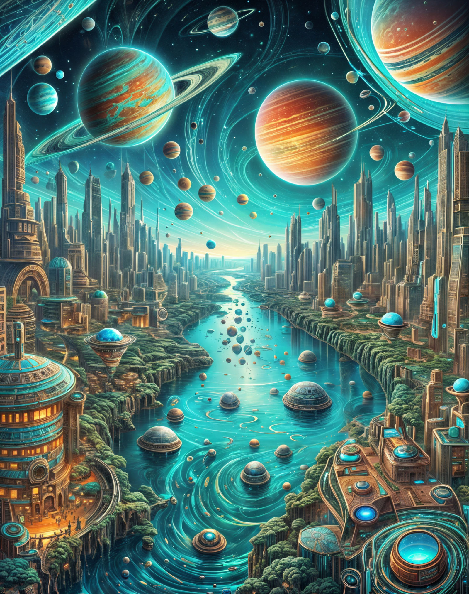 Future city in another planet I