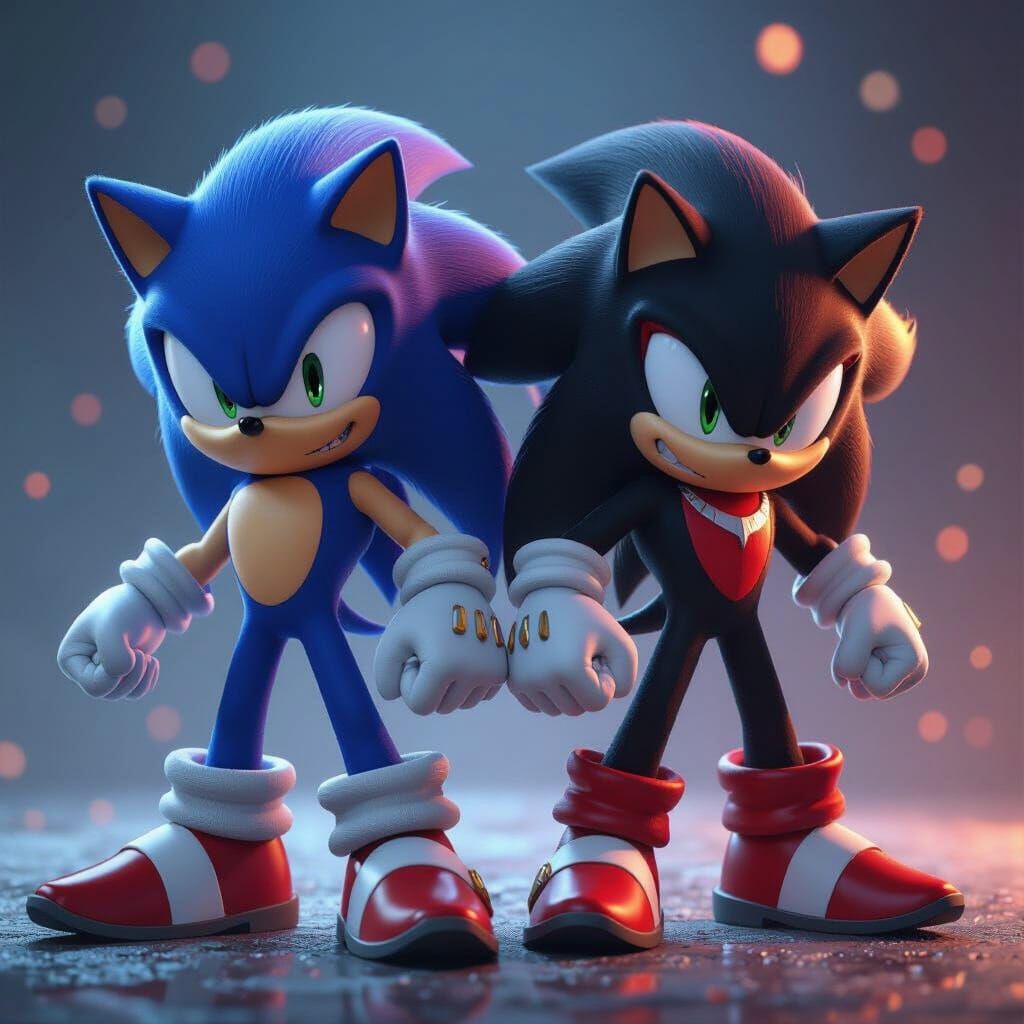 Sonic and Shadow Epic Duo 3D Game Cinematic