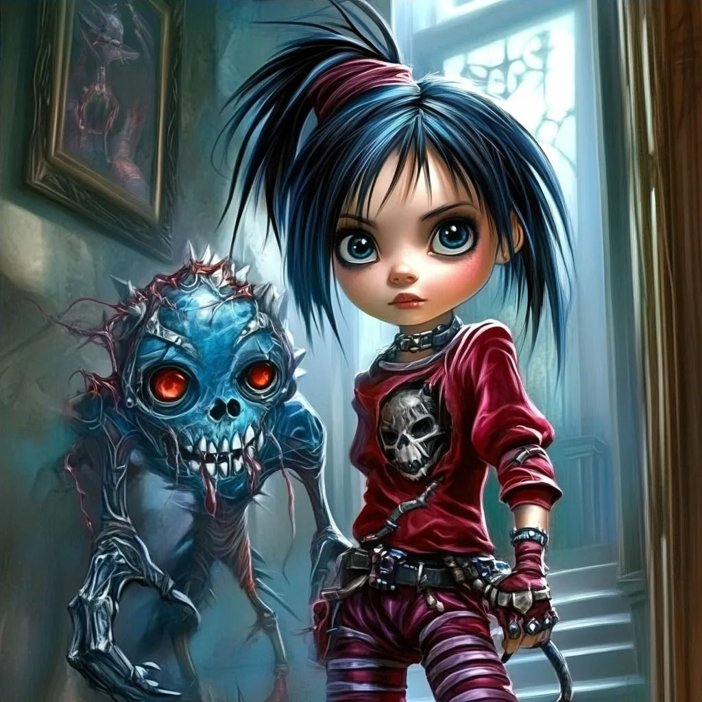 Portrait. AI image prompt in my tutorials