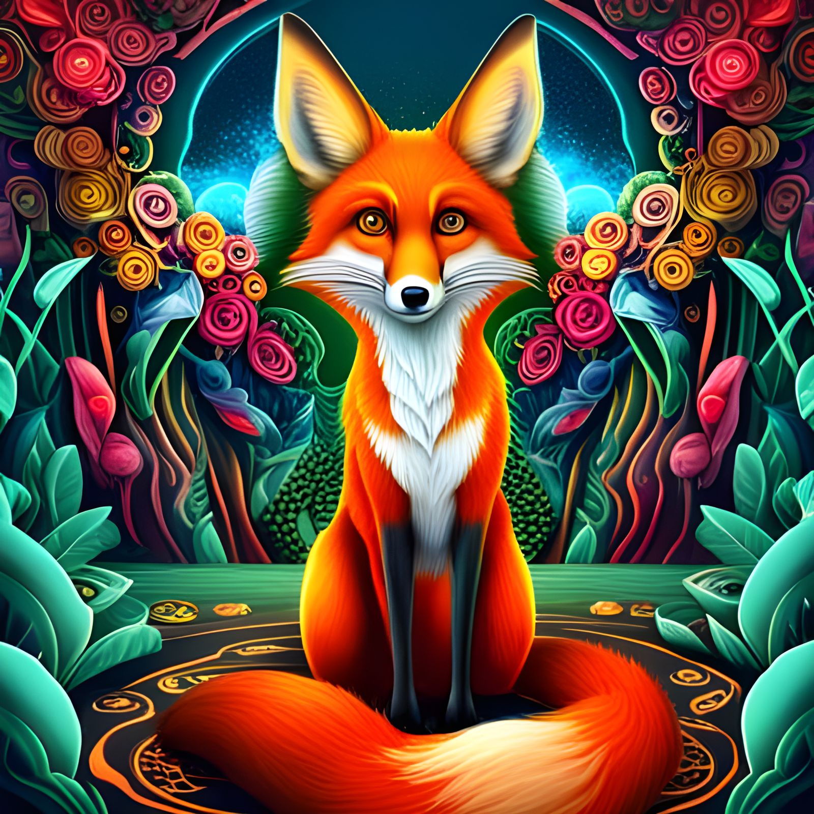 A fox - AI Generated Artwork - NightCafe Creator