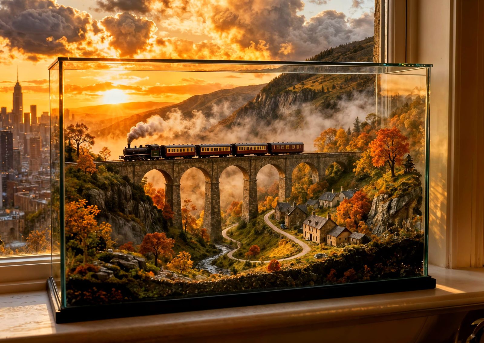 Wee Train to the Highlands  by @Haztac