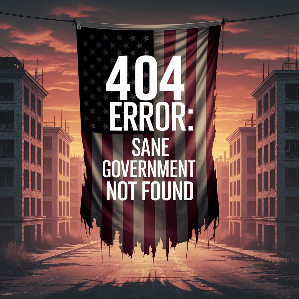 404 Error: Sane Government Not Found  by @Nihilistic Jawbreaker