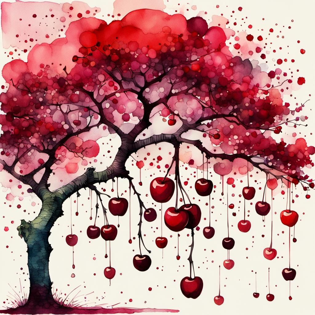 Cherry Tree  by @JustBubu