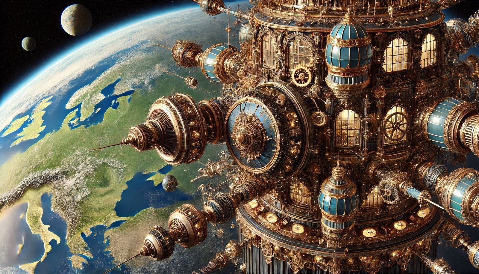 Steampunk Space Station