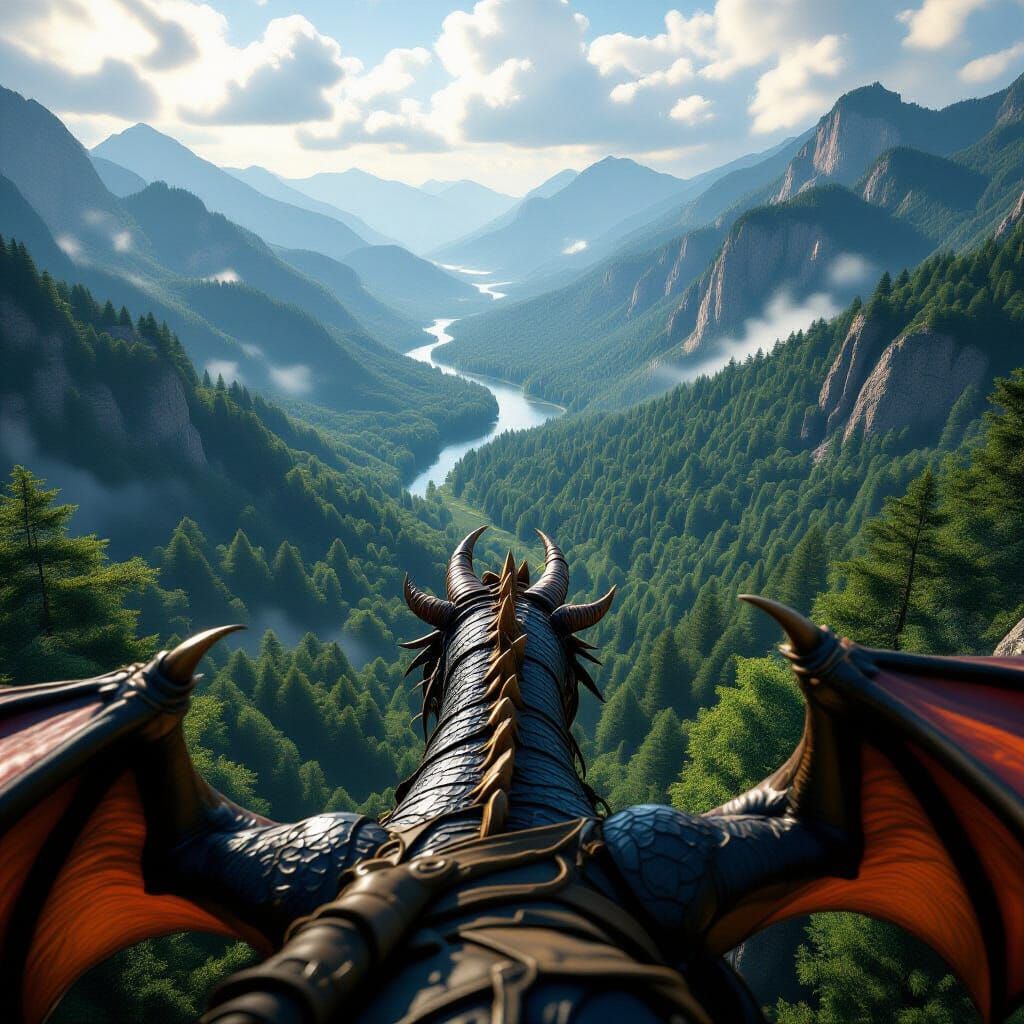 A Dragon Rider's Point of View  by @AstroDog