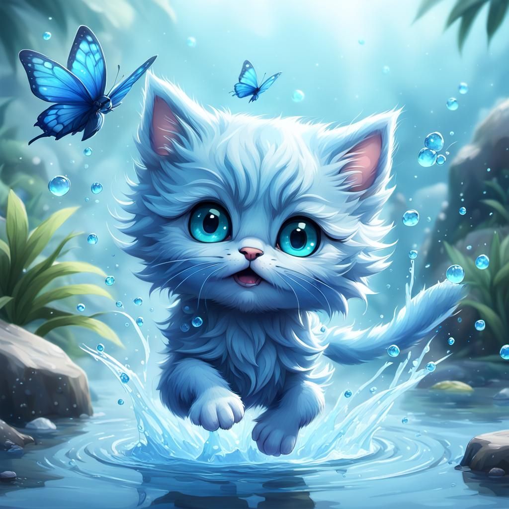 chibi kitten