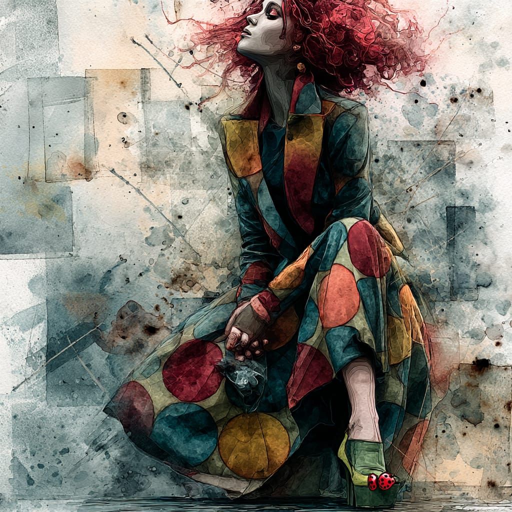 simply her, aquarelle