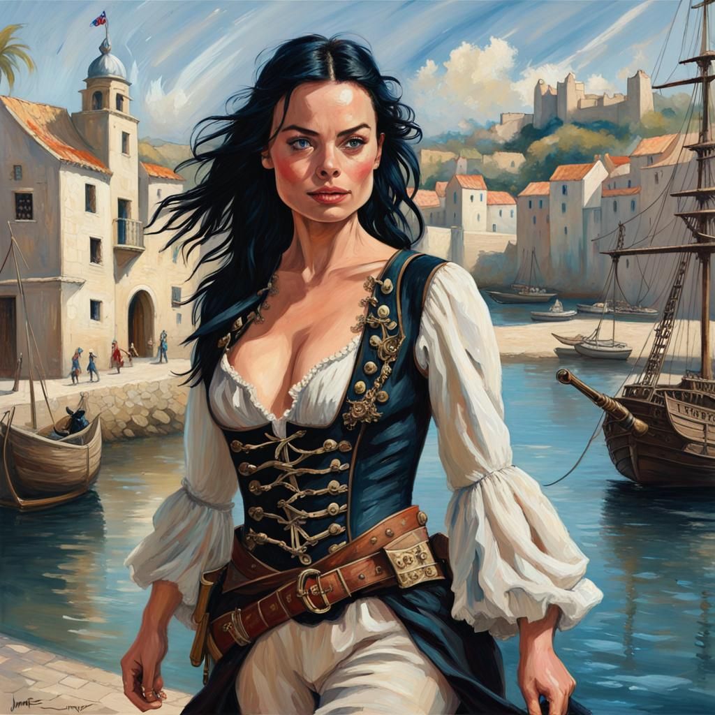 Margot Robbie in Pirates of the Caribbean