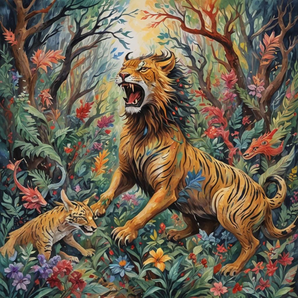 "As your words and your thoughts are like beasts running wil...
