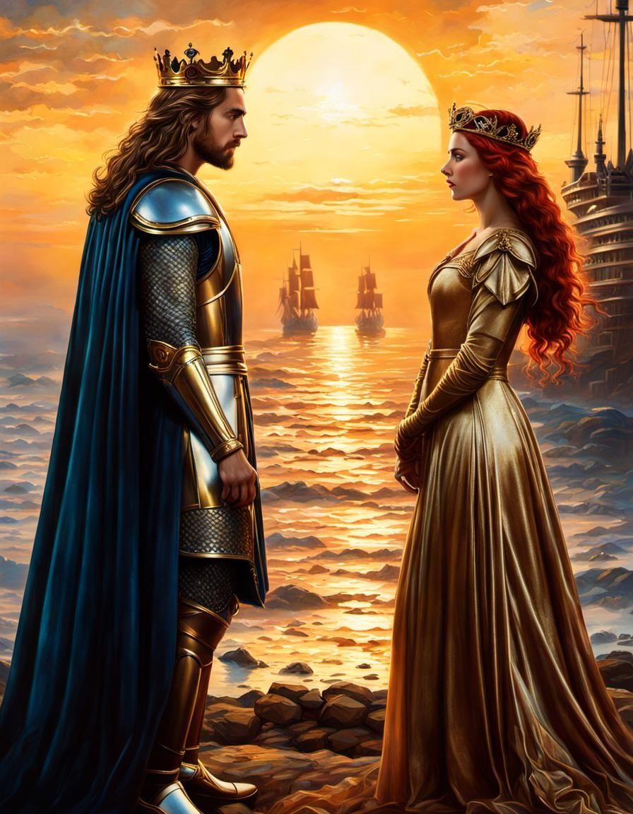 King and Queen - movie poster - AI Generated Artwork - NightCafe Creator