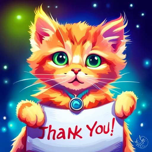 Thank you! - AI Generated Artwork - NightCafe Creator