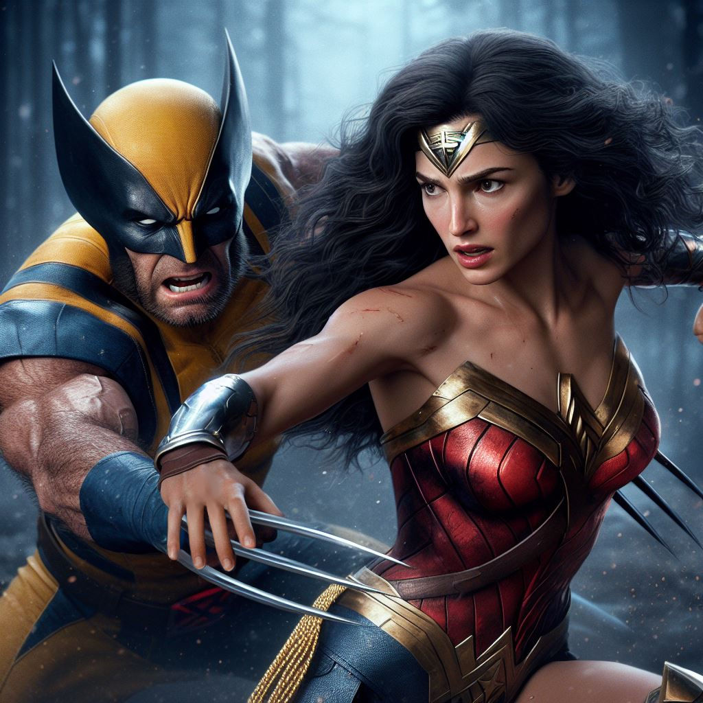 Lets get ready to rumble - Wolverine Vs Wonder Woman