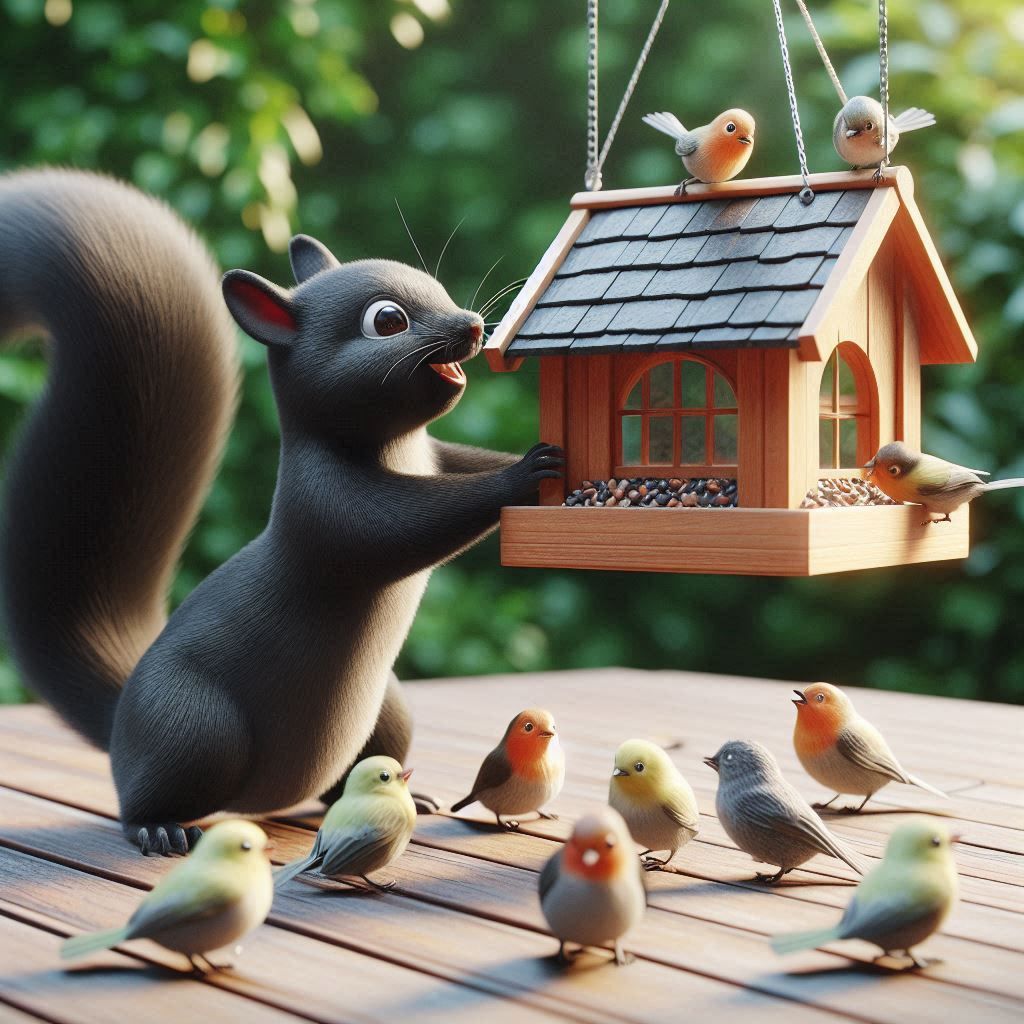 Get out birdies. I'm evicting you