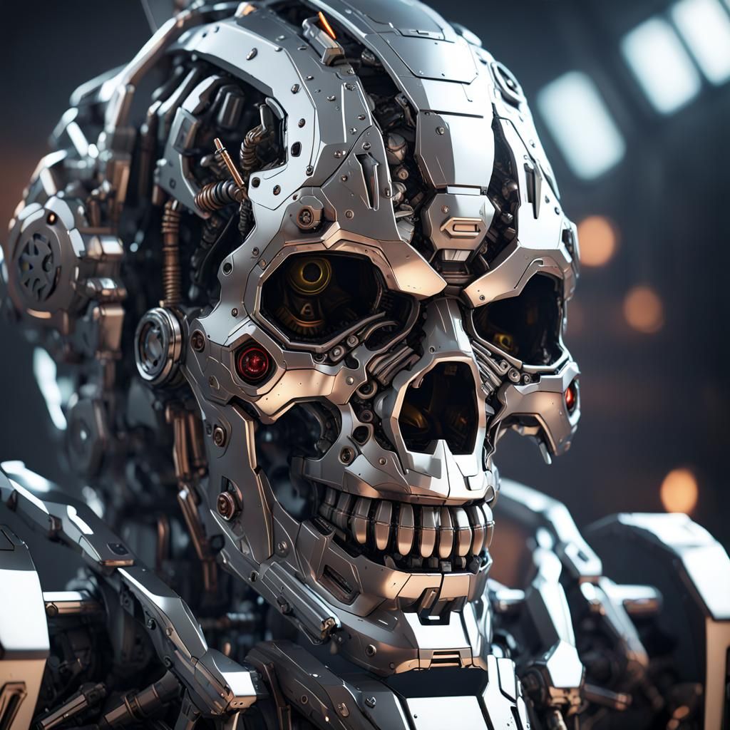 mecha skull