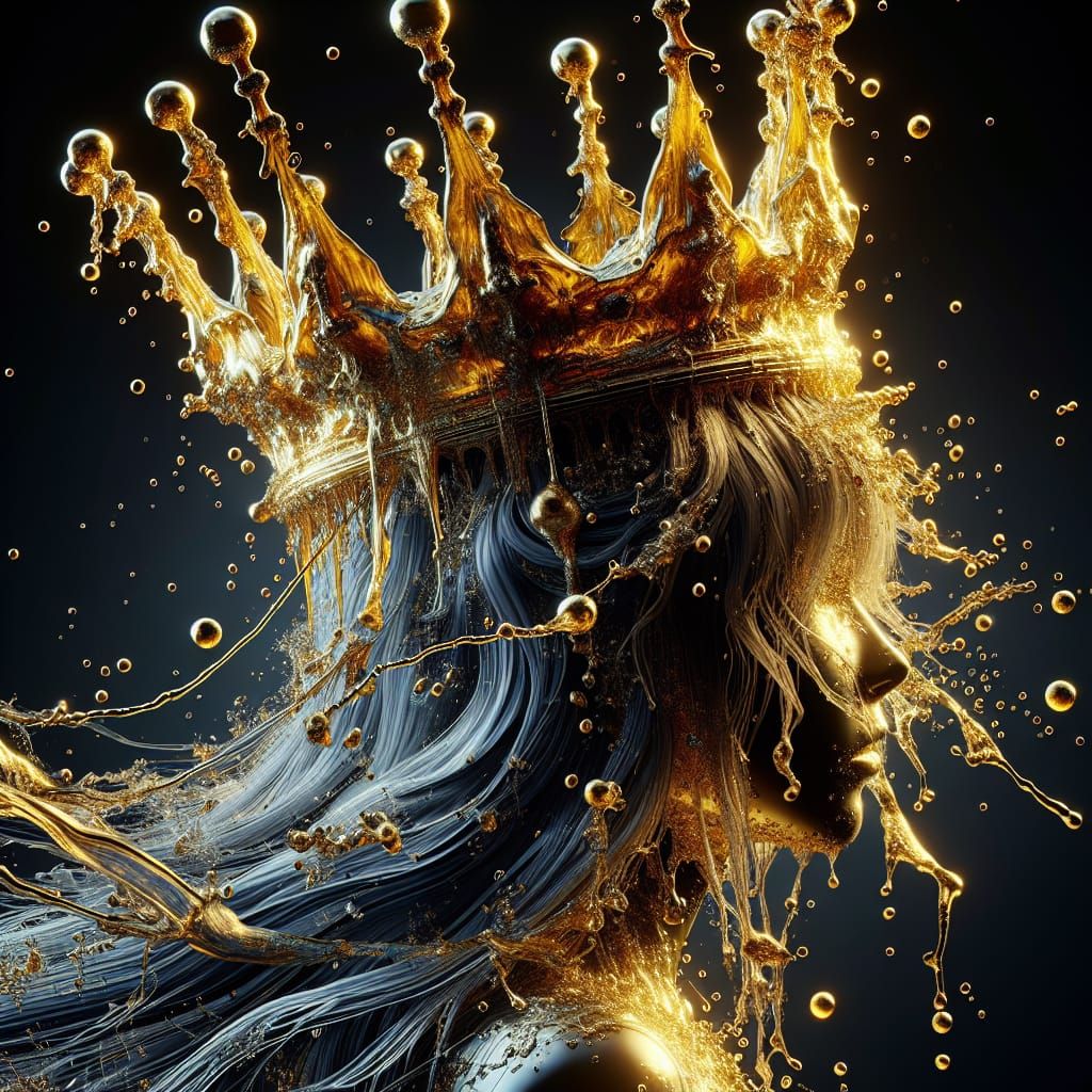 Dripping with gold