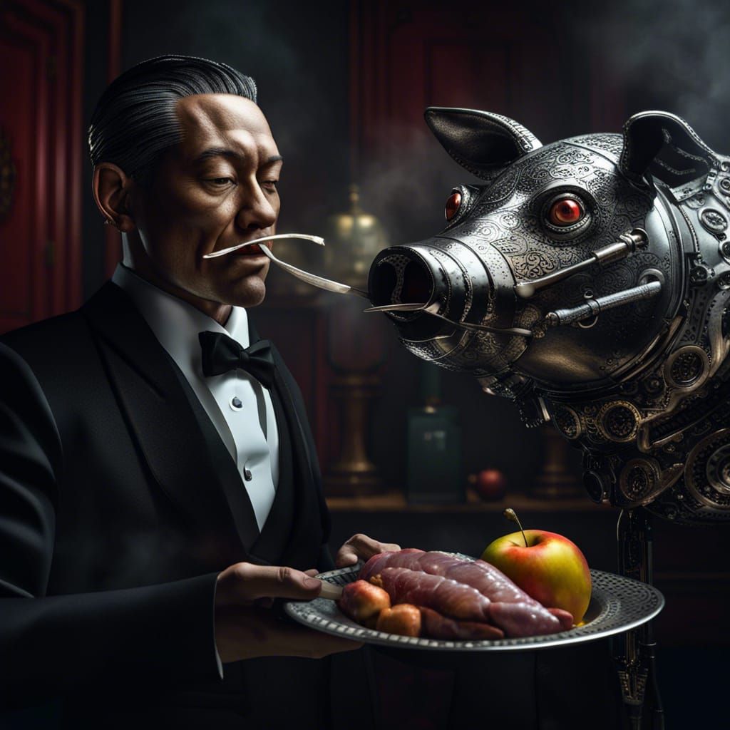 pig rulers - AI Generated Artwork - NightCafe Creator