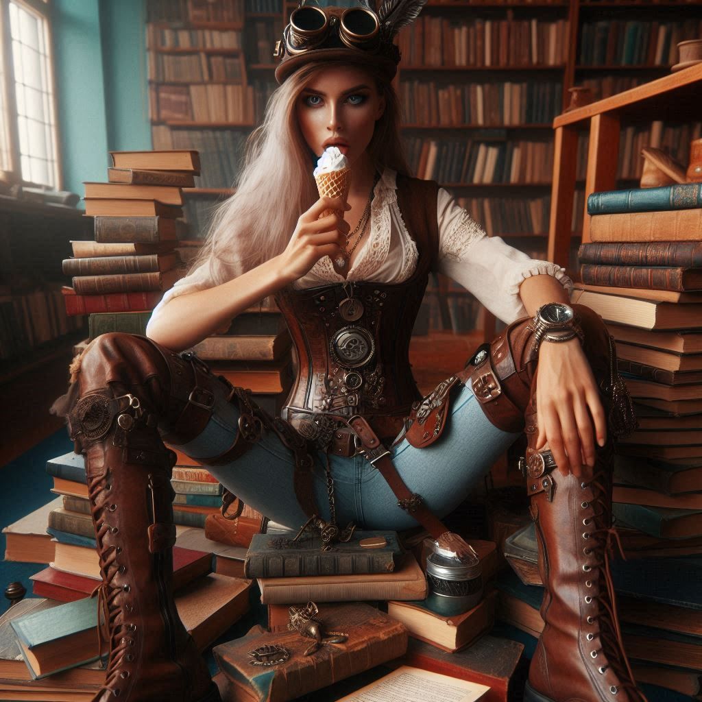 Icecream in the library