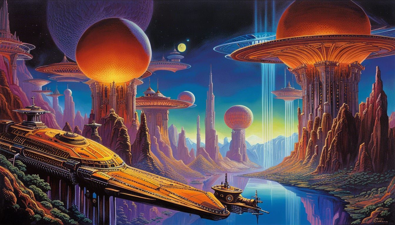 Grandiose, Idyllic, Awe-Inspiring,  masterful, Vast Fantasy ...