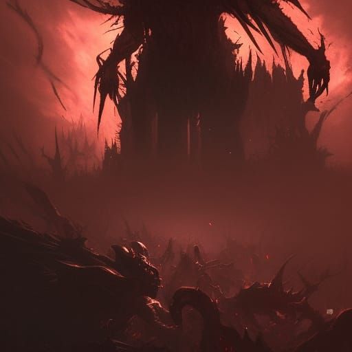 shadow bloody nightmare monster